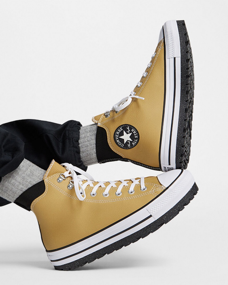 Converse Chuck Taylor All Star City Trek Imperméables Boot Noir Blanche | KN3157480