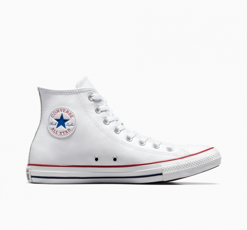 Converse Chuck Taylor All Star Cuir Blanche | QP9407258