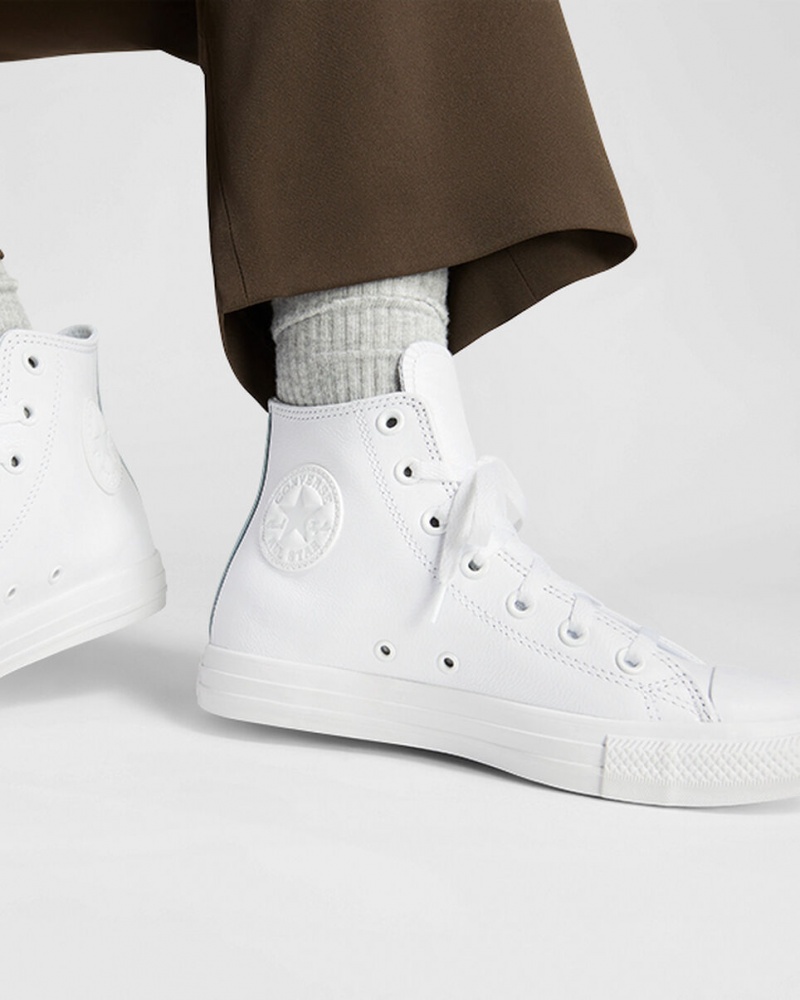 Converse Chuck Taylor All Star Cuir Blanche | AW4391275