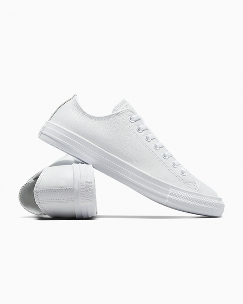 Converse Chuck Taylor All Star Cuir Blanche | JH1370986