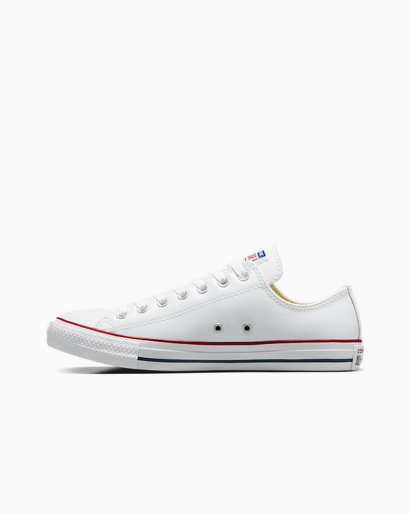 Converse Chuck Taylor All Star Cuir Blanche | FL5493286