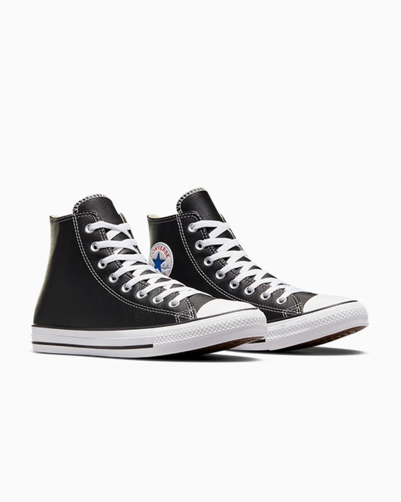 Converse Chuck Taylor All Star Cuir Noir | OZ8905627