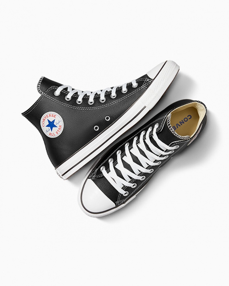 Converse Chuck Taylor All Star Cuir Noir | OZ8905627