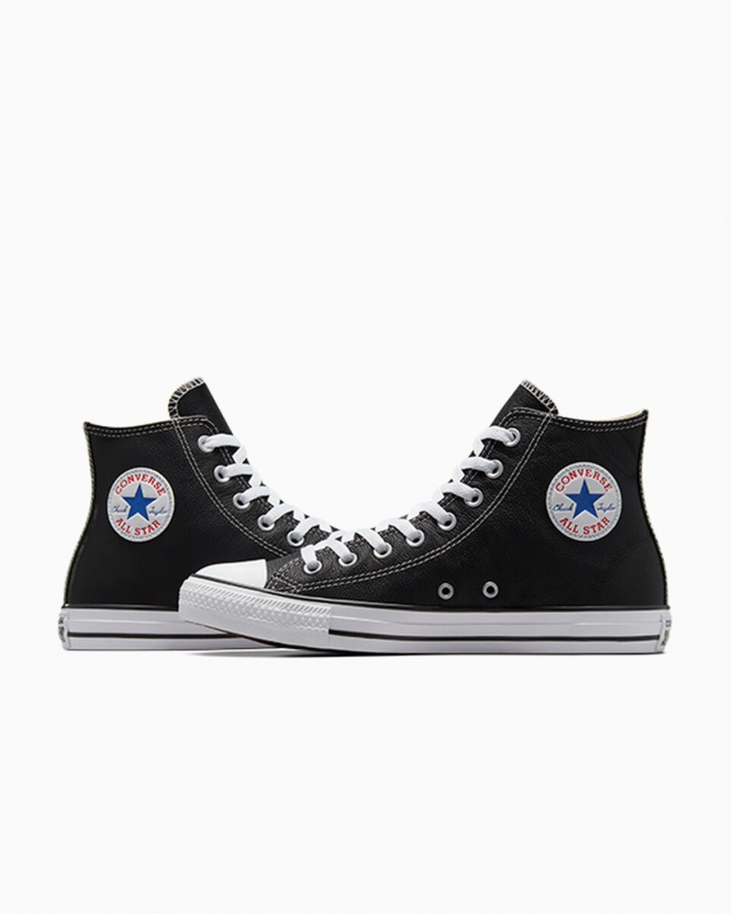 Converse Chuck Taylor All Star Cuir Noir | OZ8905627