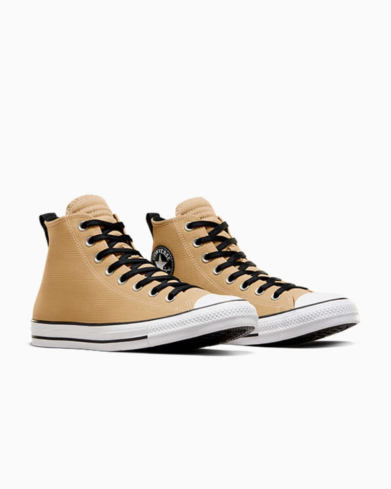 Converse Chuck Taylor All Star Cuir Noir Blanche | WA3476952