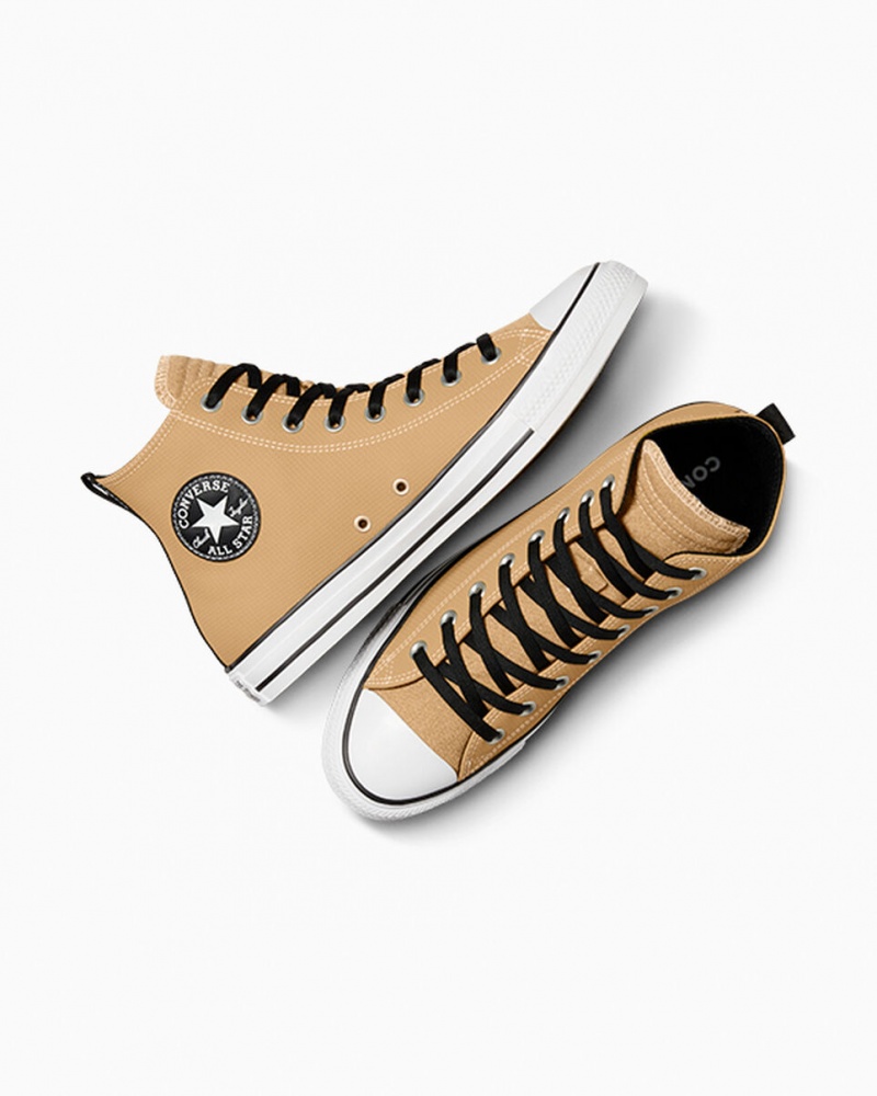 Converse Chuck Taylor All Star Cuir Noir Blanche | WA3476952