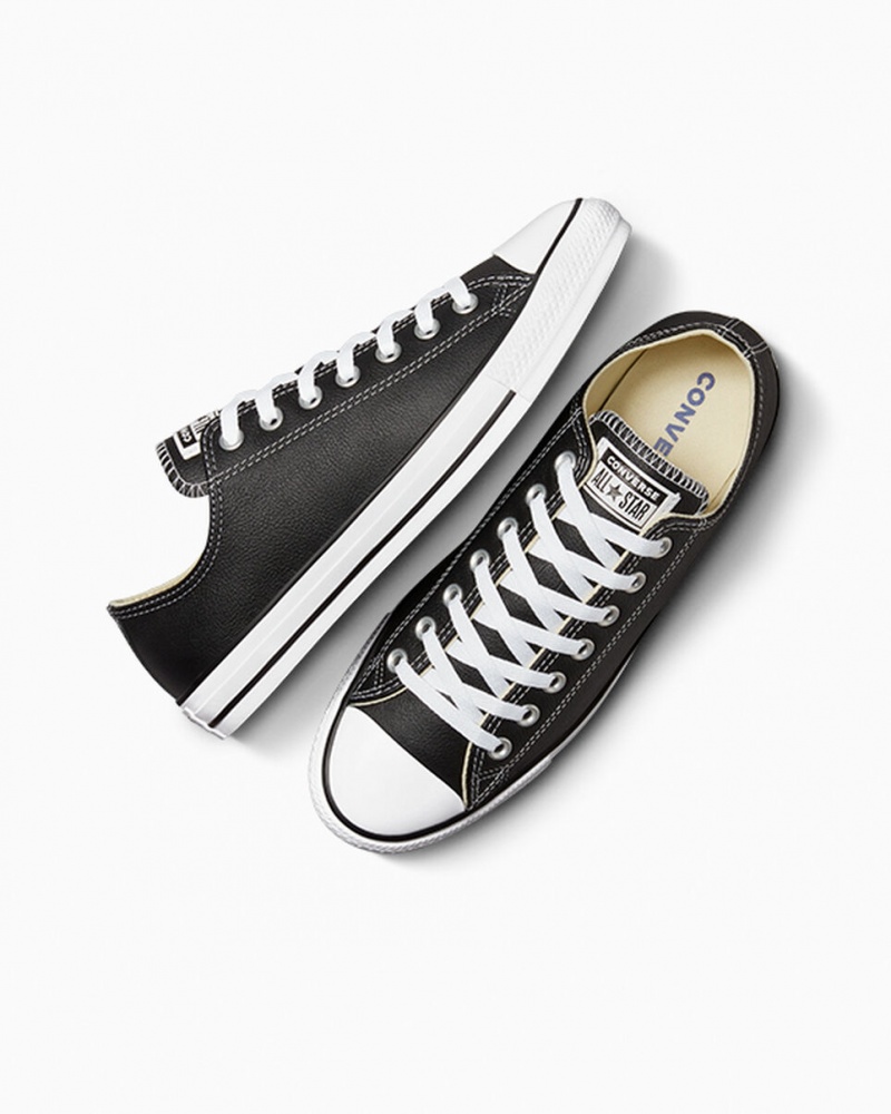 Converse Chuck Taylor All Star Cuir Noir | FU7163928