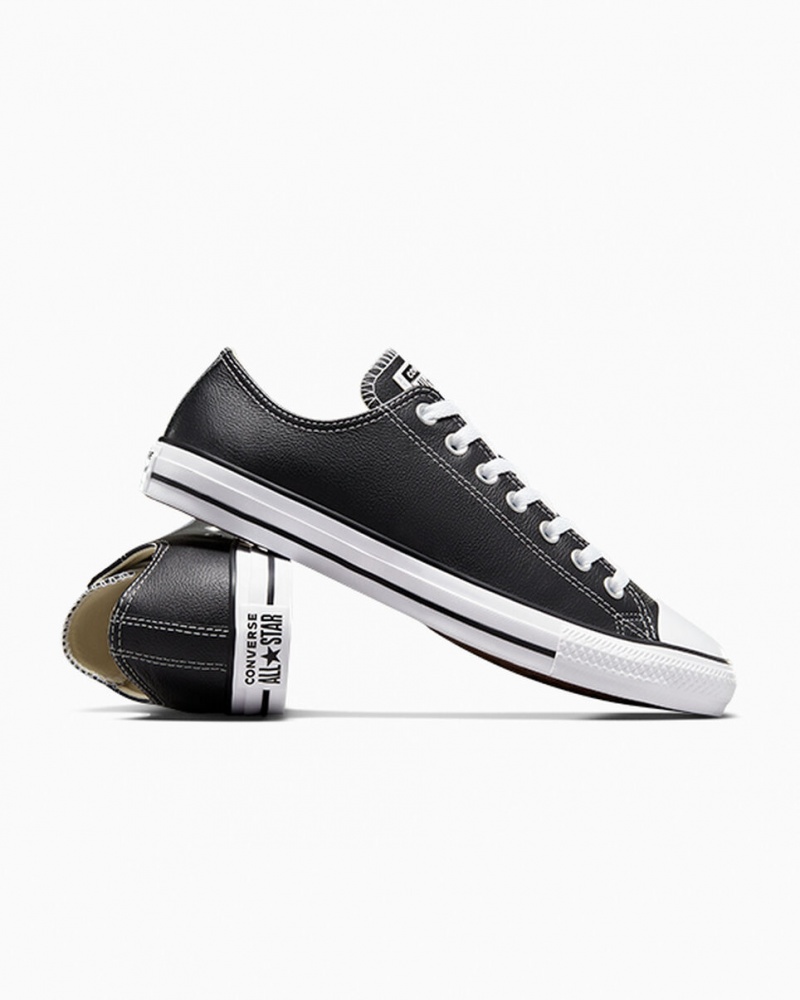 Converse Chuck Taylor All Star Cuir Noir | FU7163928