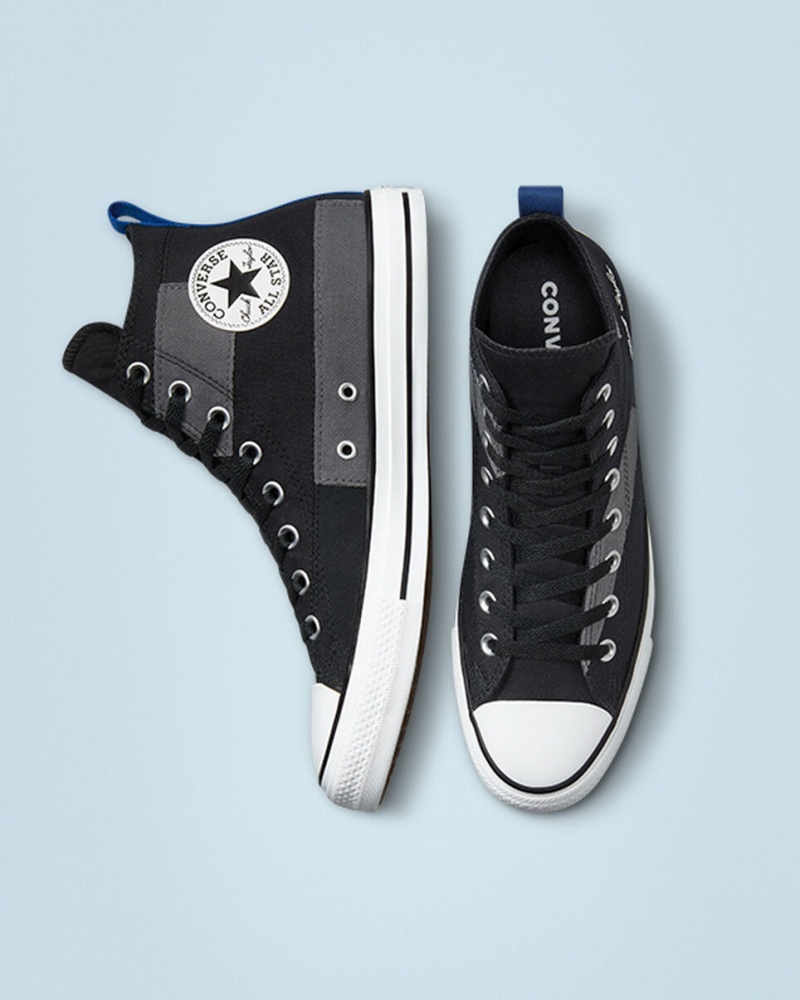 Converse Chuck Taylor All Star Desert Patchwork Noir Bleu Blanche | TG9617048