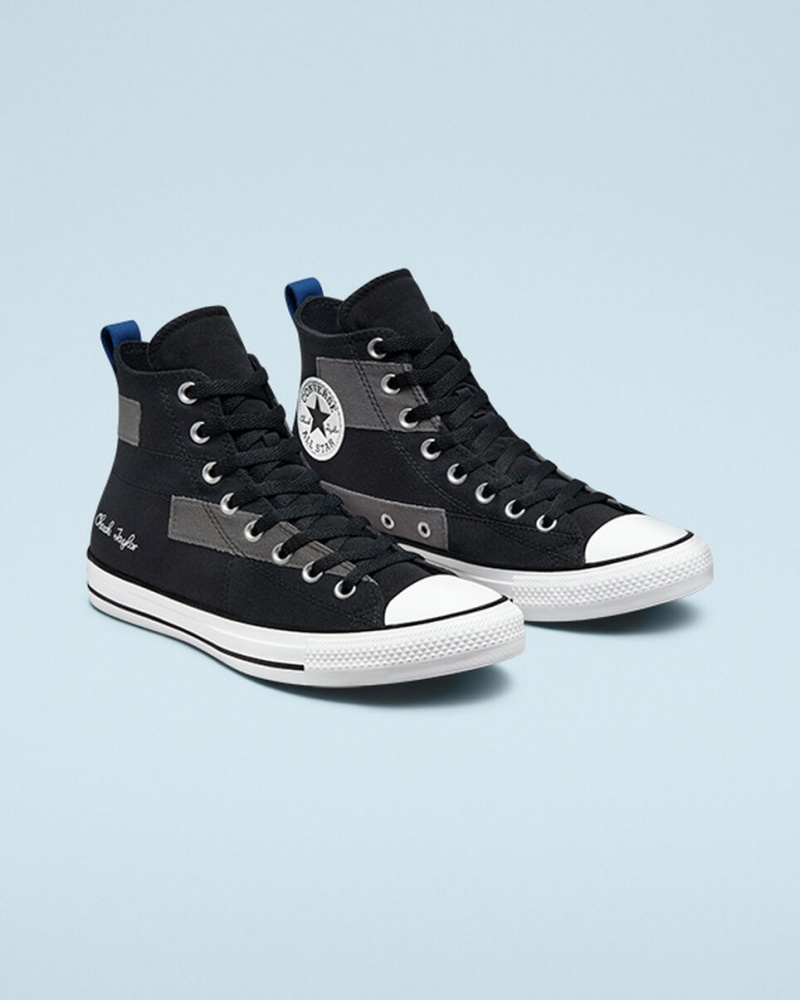 Converse Chuck Taylor All Star Desert Patchwork Noir Bleu Blanche | TG9617048