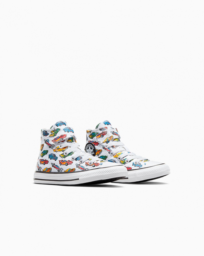 Converse Chuck Taylor All Star Easy-On Cars Blanche Jaune Rouge | FA3519027