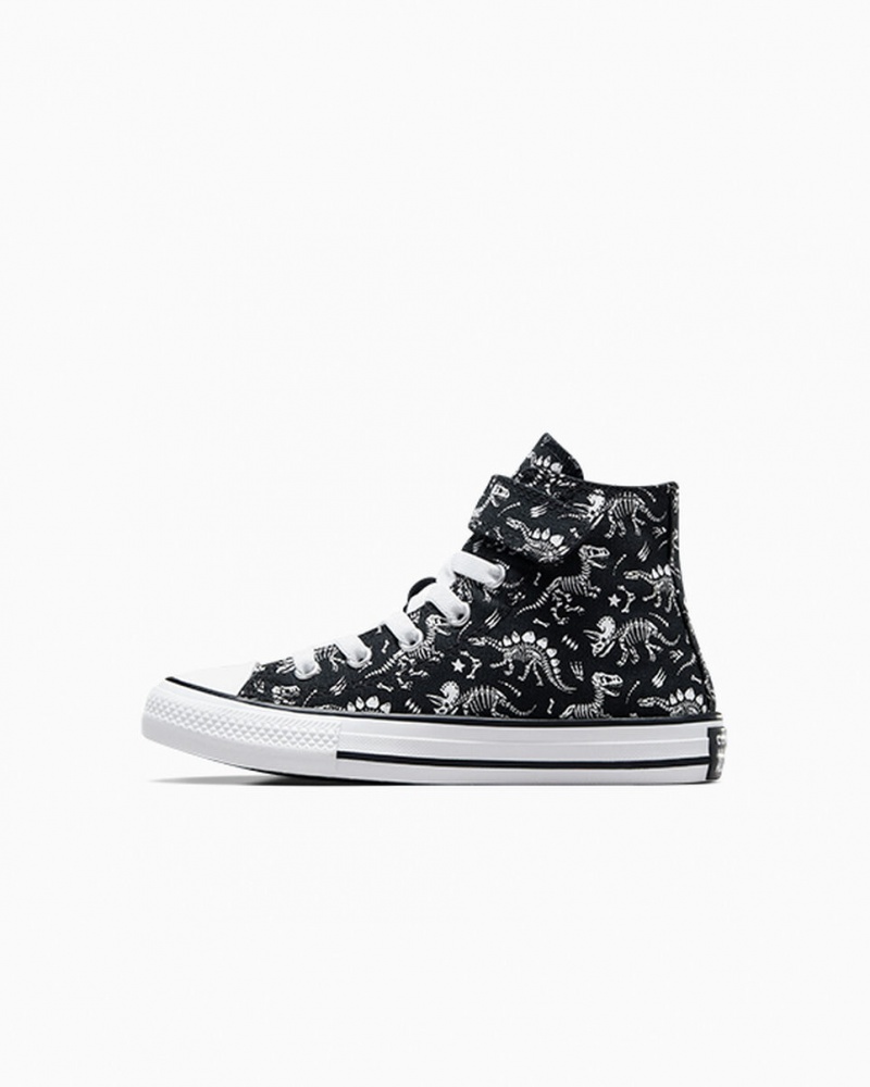 Converse Chuck Taylor All Star Easy-On Dinos Noir Blanche Blanche | OQ4671592