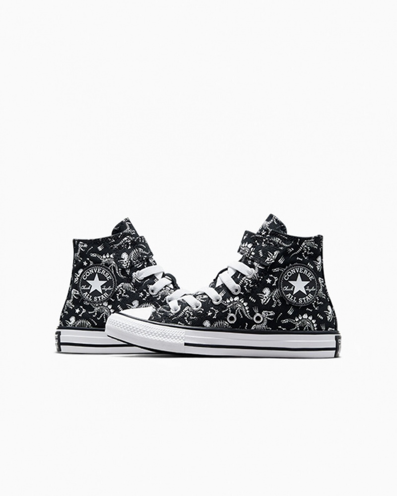 Converse Chuck Taylor All Star Easy-On Dinos Noir Blanche Blanche | OQ4671592