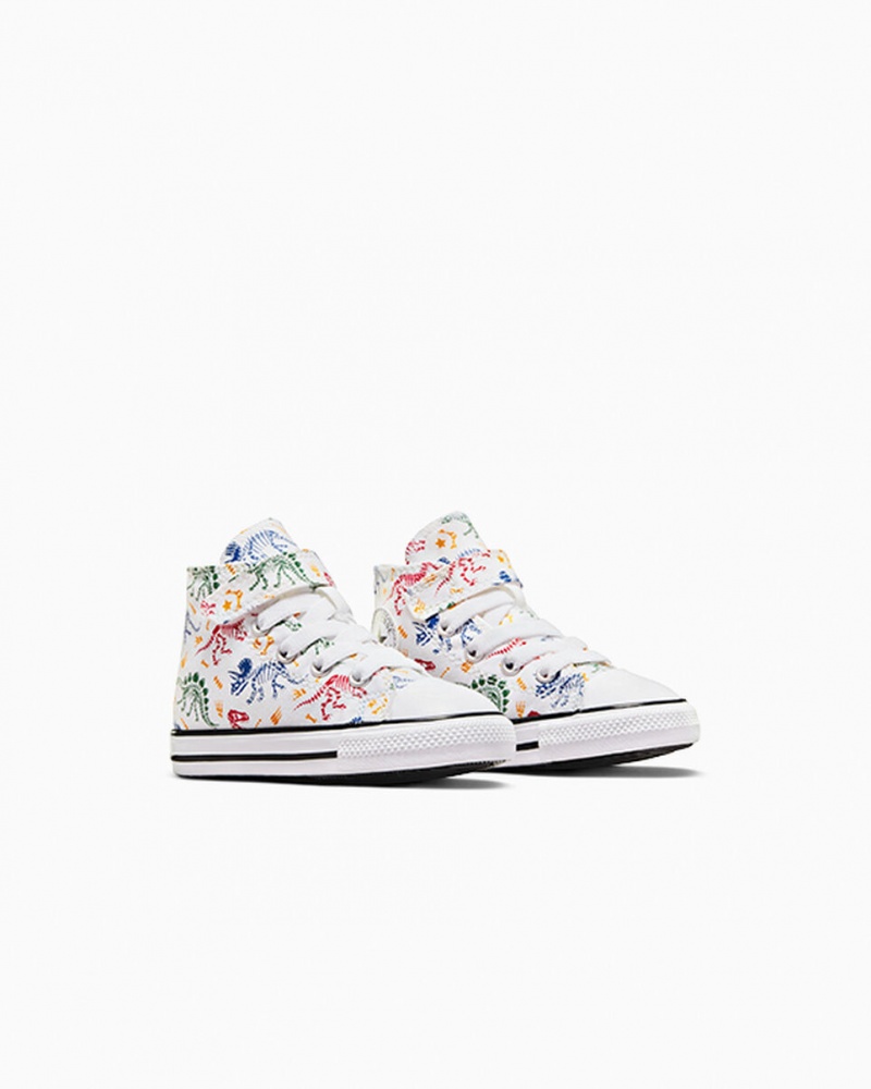 Converse Chuck Taylor All Star Easy-On Dinos Blanche Rouge Vert | RP4360928