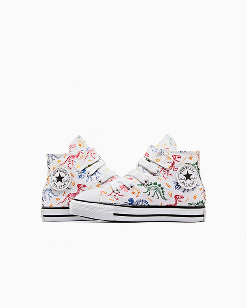 Converse Chuck Taylor All Star Easy-On Dinos Blanche Rouge Vert | RP4360928