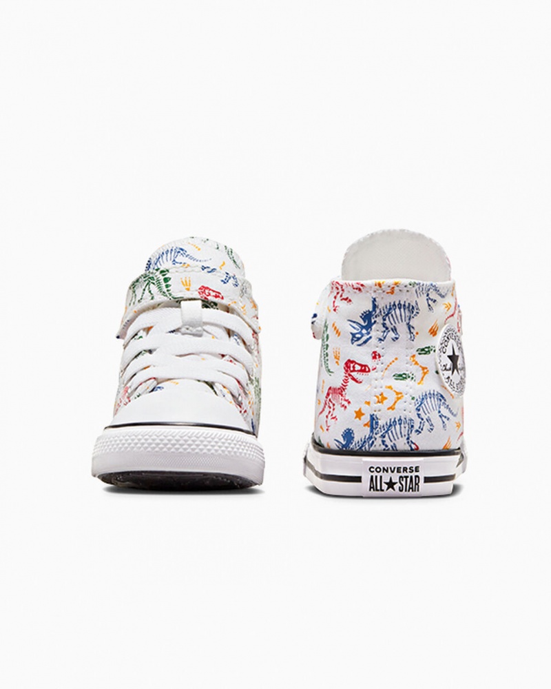 Converse Chuck Taylor All Star Easy-On Dinos Blanche Rouge Vert | RP4360928