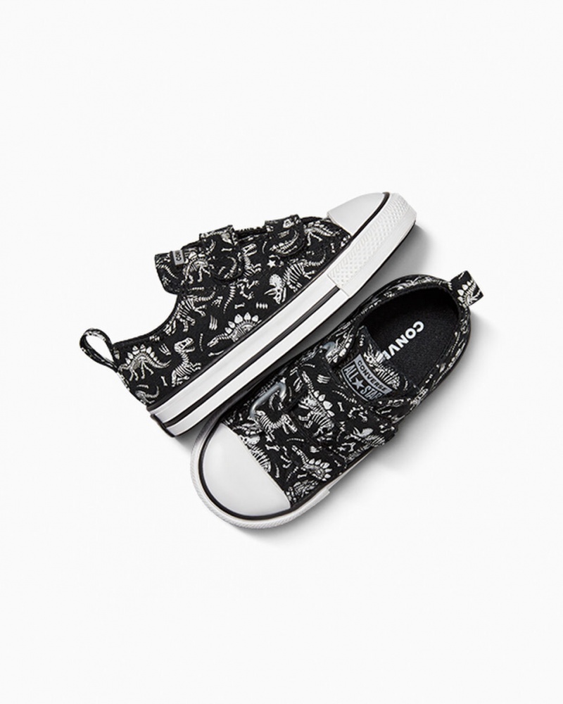 Converse Chuck Taylor All Star Easy-On Dinos Noir Blanche Blanche | PF6178250