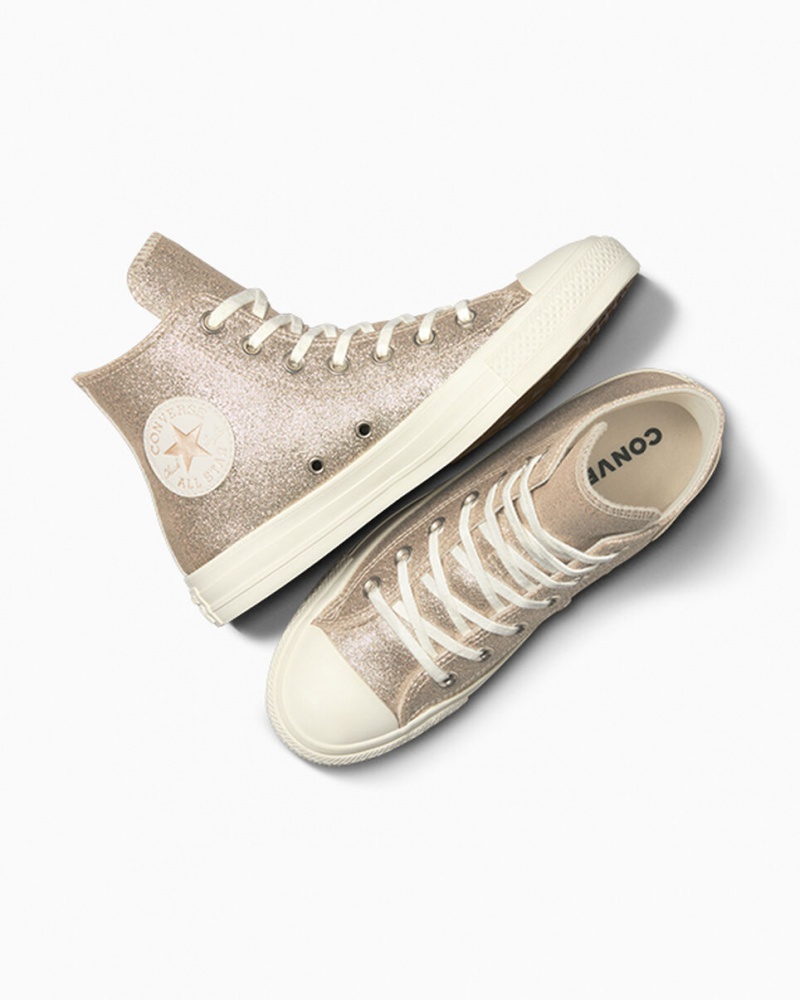 Converse Chuck Taylor All Star Glitter Doré Clair | GV7924381