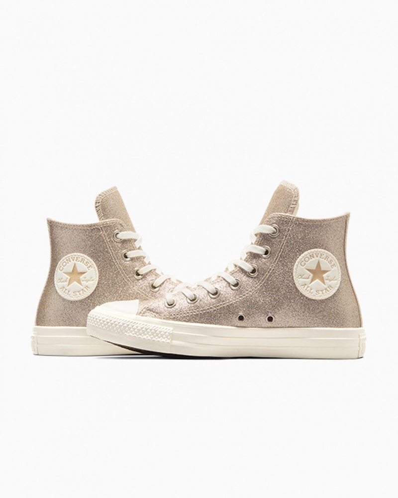 Converse Chuck Taylor All Star Glitter Doré Clair | CW8720693