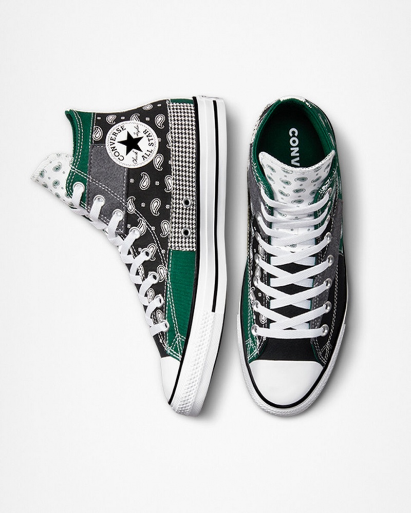 Converse Chuck Taylor All Star Hacked Patterns Noir Blanche | JI5178420