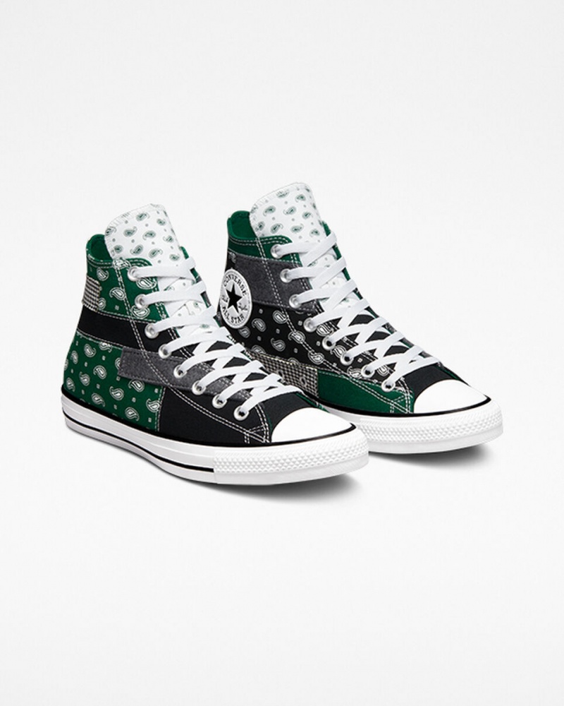 Converse Chuck Taylor All Star Hacked Patterns Noir Blanche | JI5178420