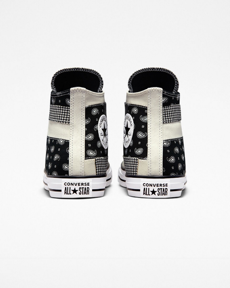 Converse Chuck Taylor All Star Hacked Patterns Noir Blanche | ZQ6745109