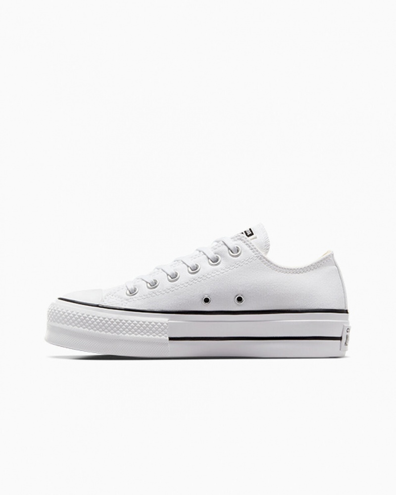 Converse Chuck Taylor All Star Lift Plateforme Blanche Noir Blanche | QE8127564