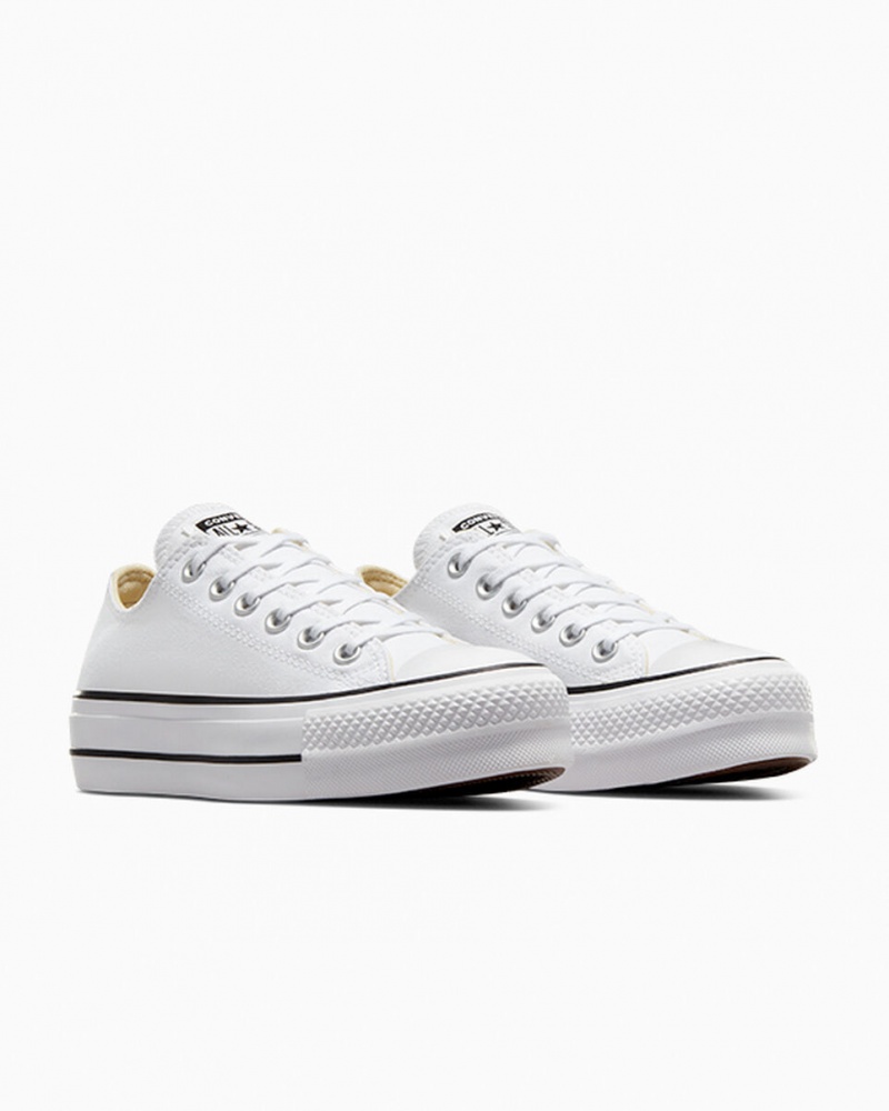 Converse Chuck Taylor All Star Lift Plateforme Blanche Noir Blanche | QE8127564