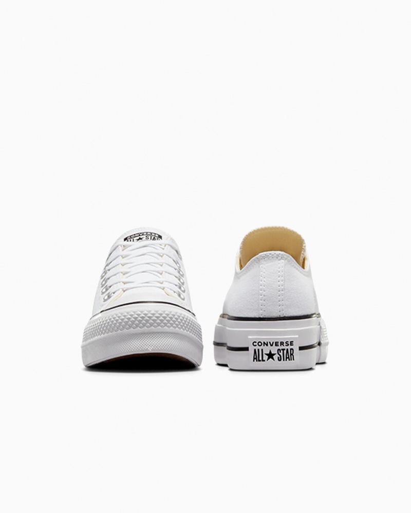 Converse Chuck Taylor All Star Lift Plateforme Blanche Noir Blanche | QE8127564