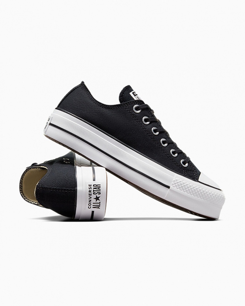 Converse Chuck Taylor All Star Lift Plateforme Noir Blanche Blanche | JB0673952