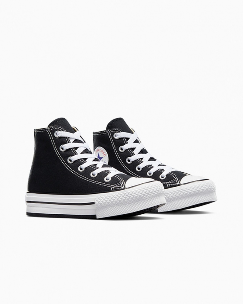 Converse Chuck Taylor All Star Lift Plateforme Noir Blanche Noir | DT2684059