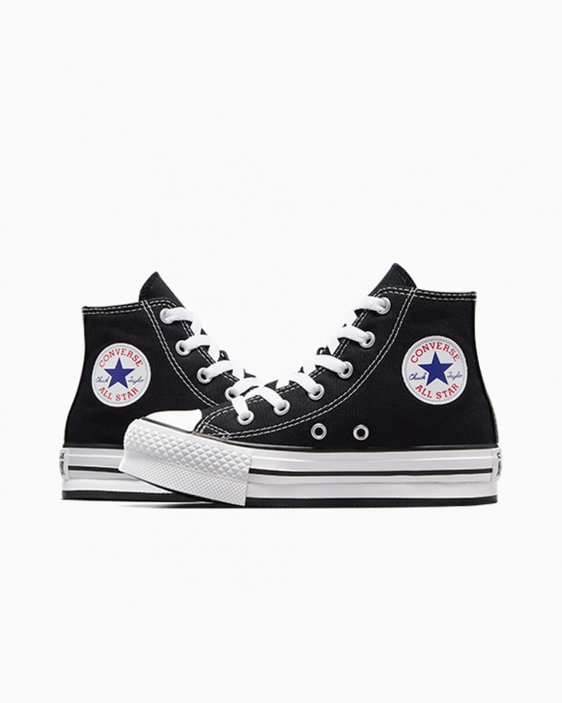 Converse Chuck Taylor All Star Lift Plateforme Noir Blanche Noir | DT2684059