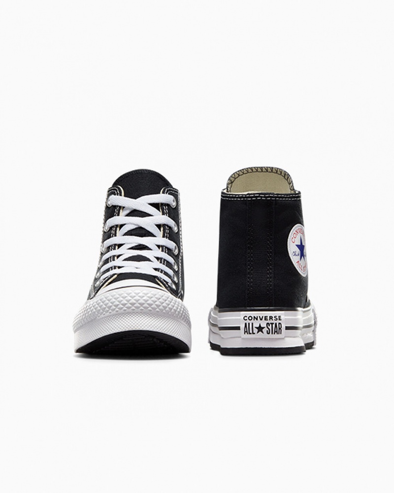 Converse Chuck Taylor All Star Lift Plateforme Noir Blanche Noir | DT2684059