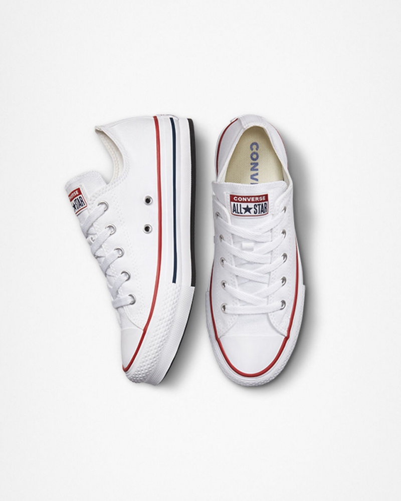 Converse Chuck Taylor All Star Lift Plateforme Blanche Bleu Marine | HJ6903817