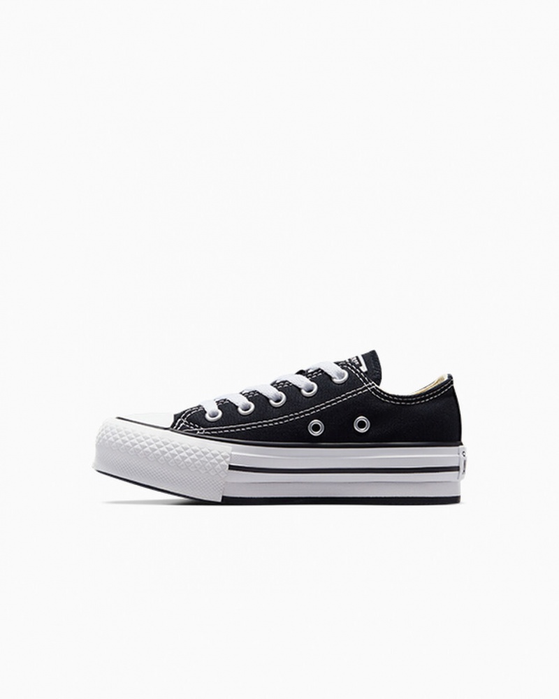 Converse Chuck Taylor All Star Lift Plateforme Noir Blanche Noir | LQ8705934