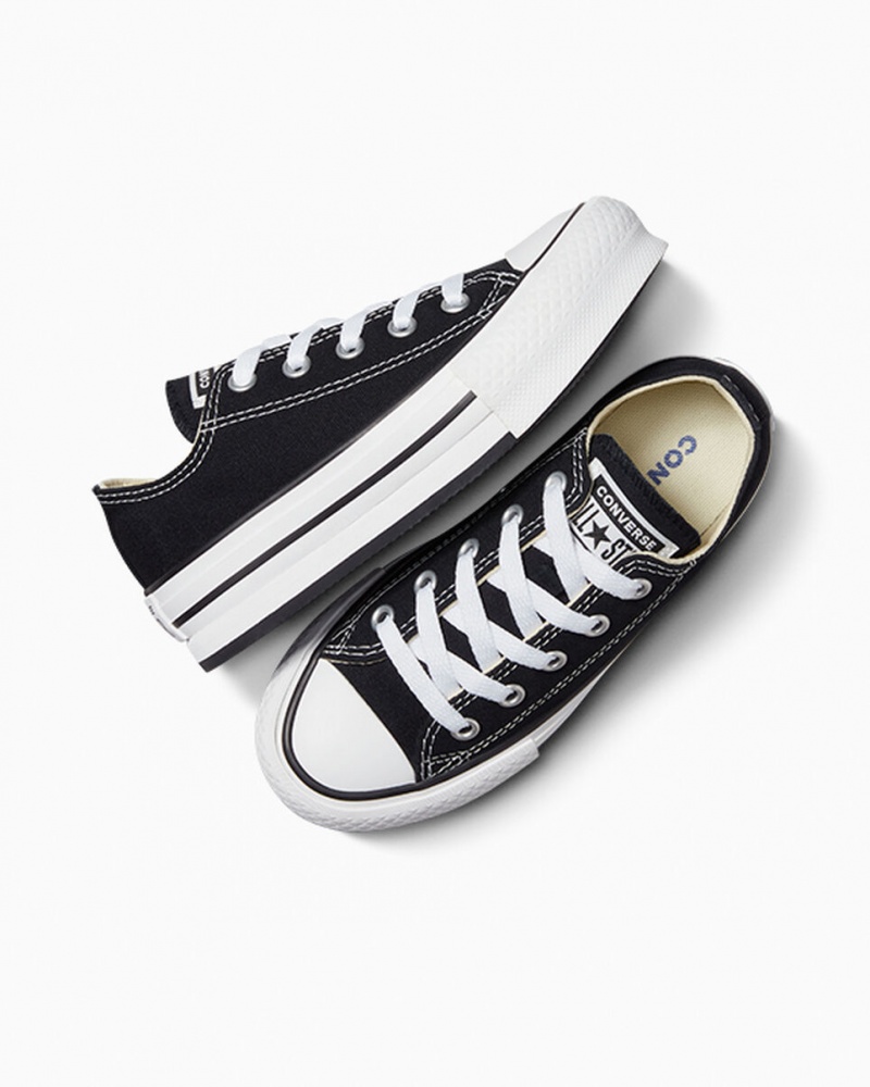 Converse Chuck Taylor All Star Lift Plateforme Noir Blanche Noir | LQ8705934