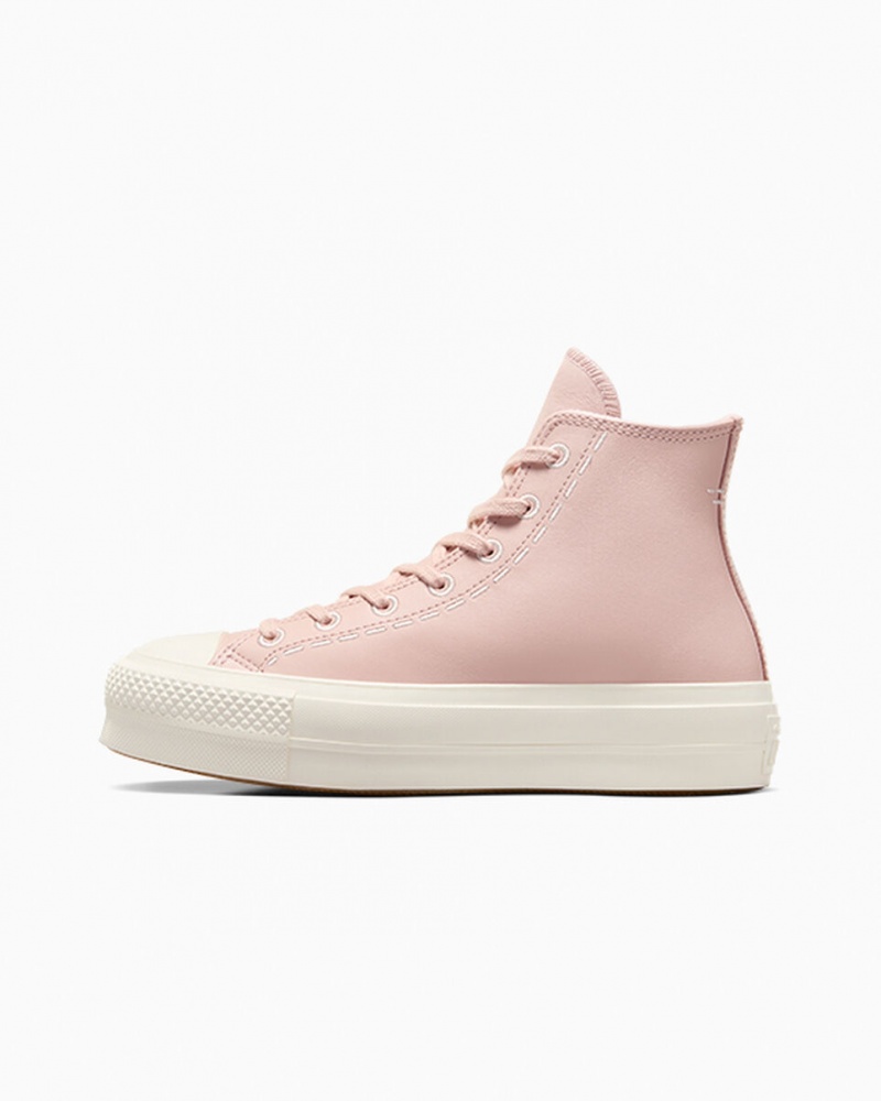 Converse Chuck Taylor All Star Lift Plateforme Bold Stitch Rose Rose | HS8056714