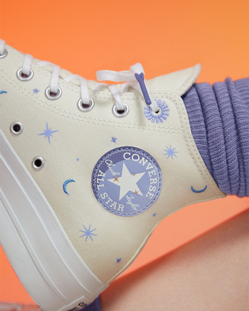 Converse Chuck Taylor All Star Lift Plateforme Celestial Violette | AU5169480