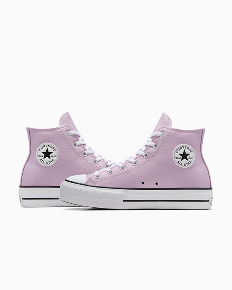 Converse Chuck Taylor All Star Lift Plateforme Excess Materials Blanche Noir | AK3678259