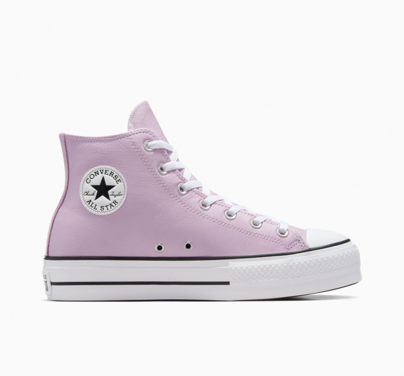 Converse Chuck Taylor All Star Lift Plateforme Excess Materials Blanche Noir | AK3678259