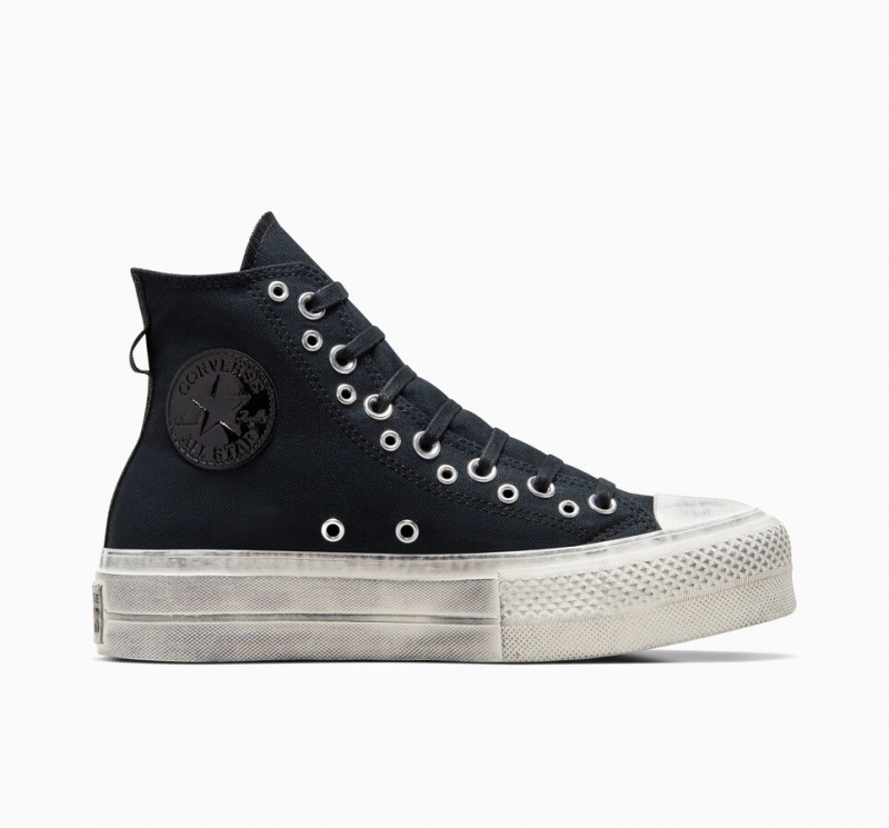 Converse Chuck Taylor All Star Lift Plateforme Punk Noir Noir | GI8047652