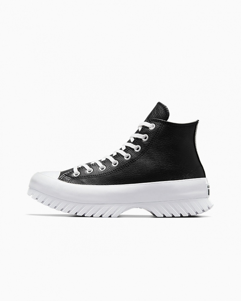 Converse Chuck Taylor All Star Lugged 2.0 Cuir Noir Blanche | PB3724580