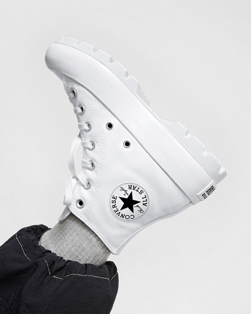 Converse Chuck Taylor All Star Lugged Blanche Noir Blanche | IO7584201