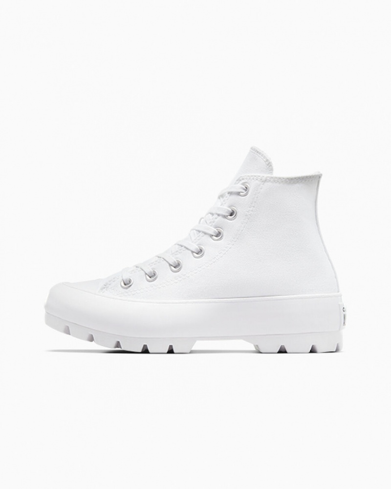 Converse Chuck Taylor All Star Lugged Blanche Noir Blanche | IO7584201