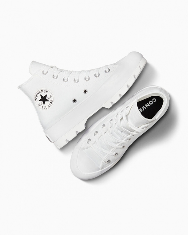 Converse Chuck Taylor All Star Lugged Blanche Noir Blanche | IO7584201