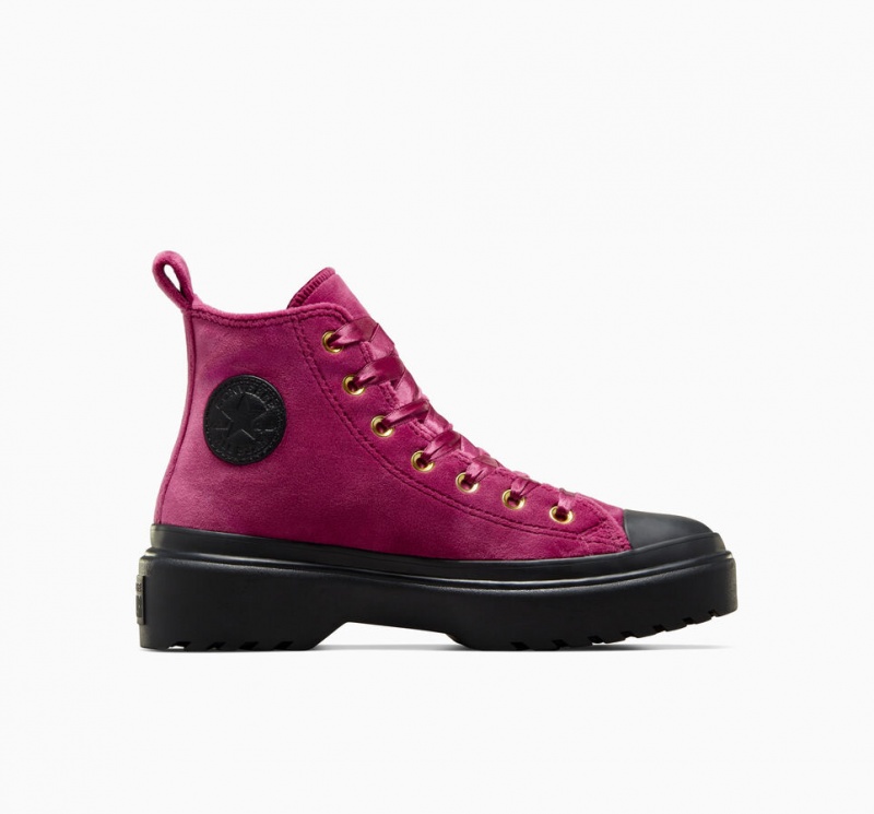 Converse Chuck Taylor All Star Lugged Lift Plateforme Velvet Noir Noir | CL4079681