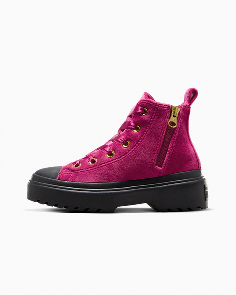 Converse Chuck Taylor All Star Lugged Lift Plateforme Velvet Noir Noir | XR0925876