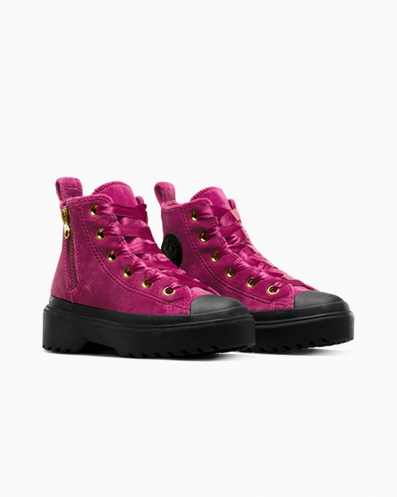 Converse Chuck Taylor All Star Lugged Lift Plateforme Velvet Noir Noir | XR0925876