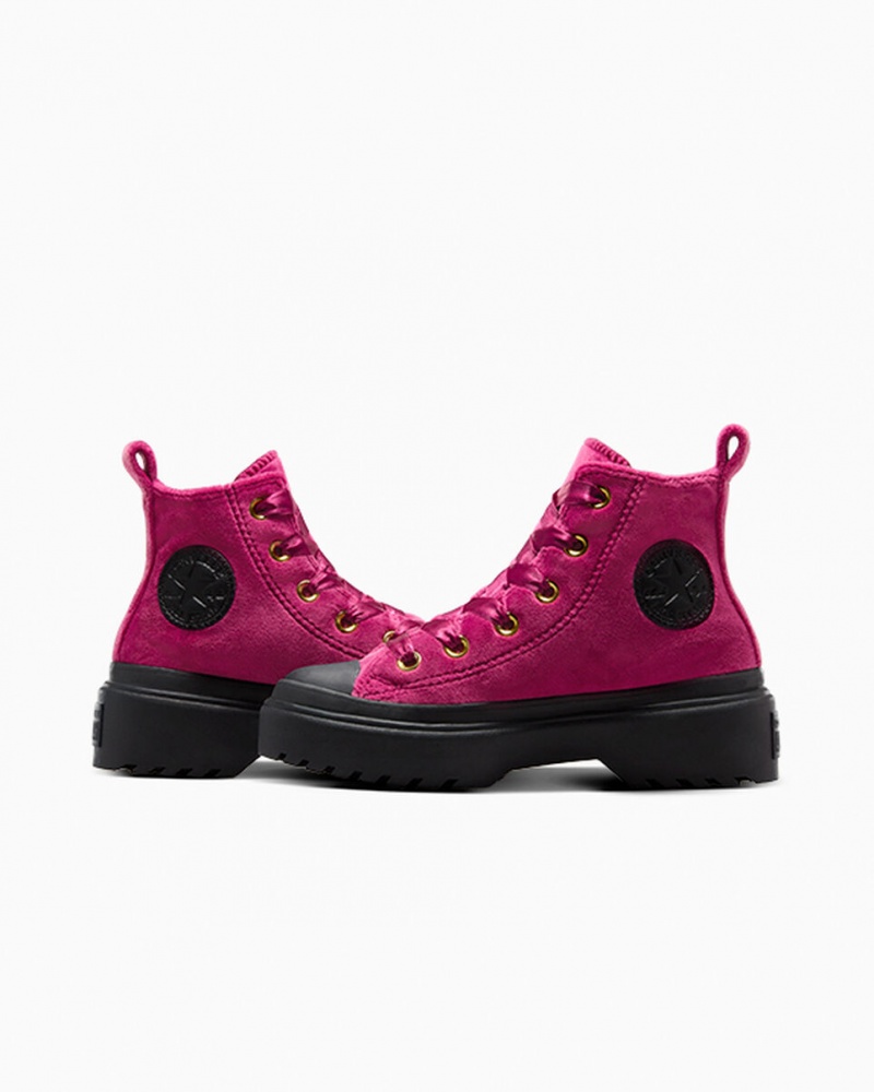 Converse Chuck Taylor All Star Lugged Lift Plateforme Velvet Noir Noir | XR0925876