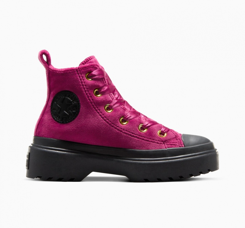 Converse Chuck Taylor All Star Lugged Lift Plateforme Velvet Noir Noir | XR0925876